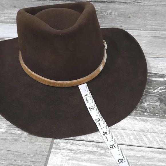 Vintage AMERICAN HAT Co. 3X Quality Felt Hondo Crown Cowboy Hat